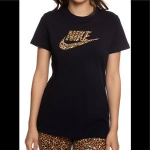 nike animal print top